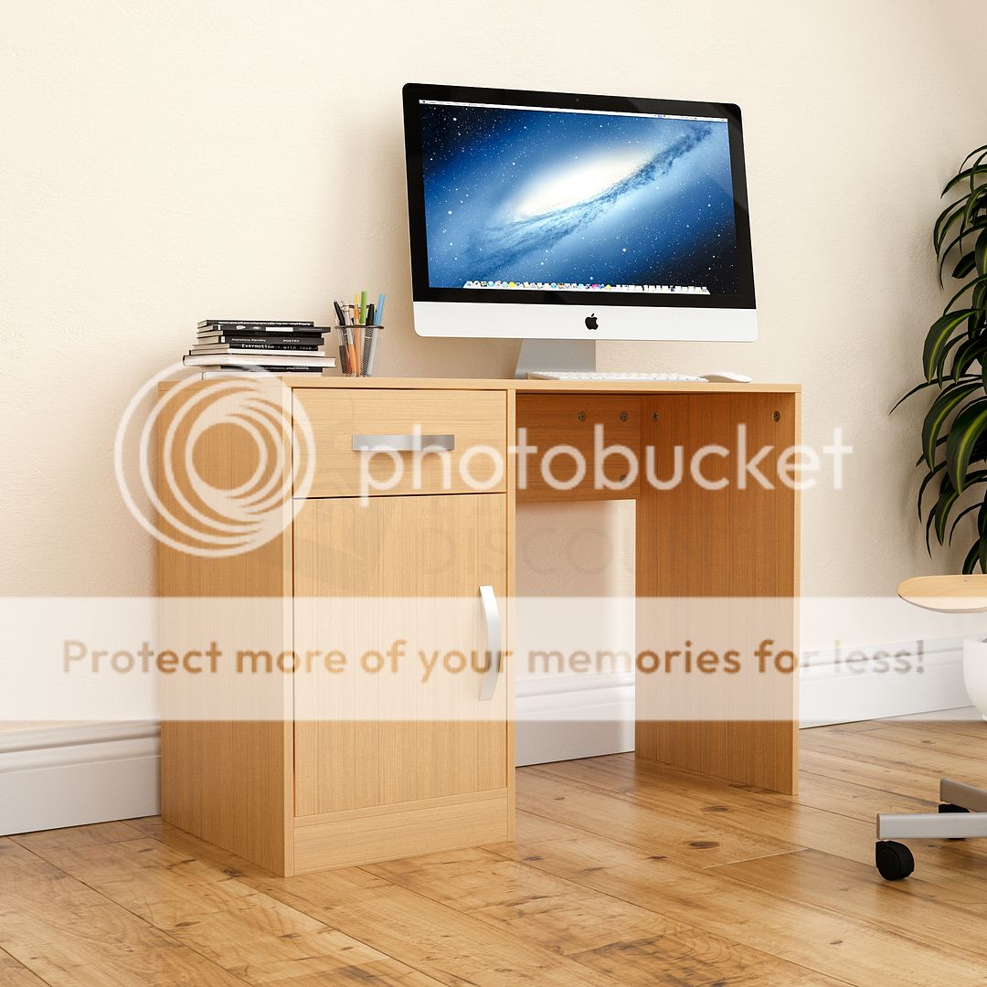 Computertisch 1 Schublade 1 Tür Laptop PC Tisch Büro Arbeitsstation